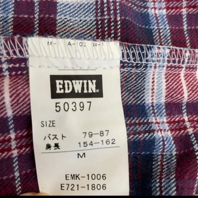 EDWIN(エドウィン)のEDWIN シャツ チェックシャツ レディースM レディースのトップス(シャツ/ブラウス(長袖/七分))の商品写真