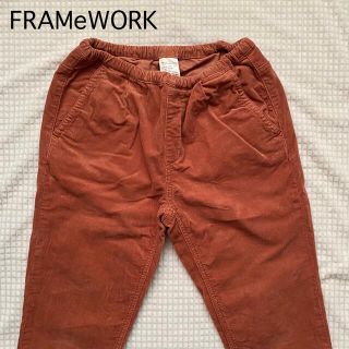 フレームワーク(FRAMeWORK)のFRAMeWORK コーデュロイパンツ　カジュアルパンツ　オレンジ　ウエストゴム(カジュアルパンツ)