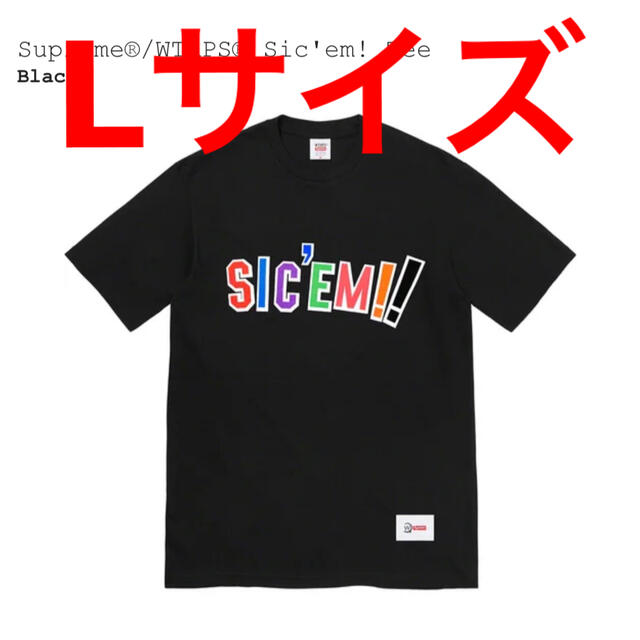 Supreme WTAPS Sic’em! Tee Black シュプリーム Tシャツ/カットソー(半袖/袖なし)