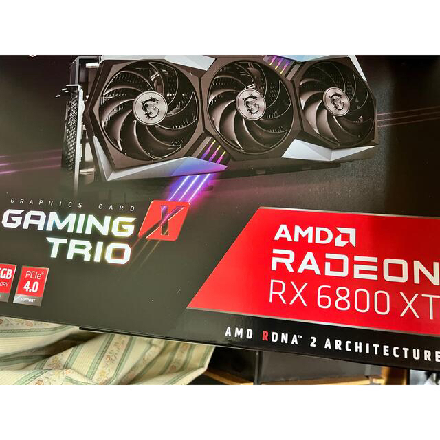 PCパーツMsi gaming trio radeon 6800xt