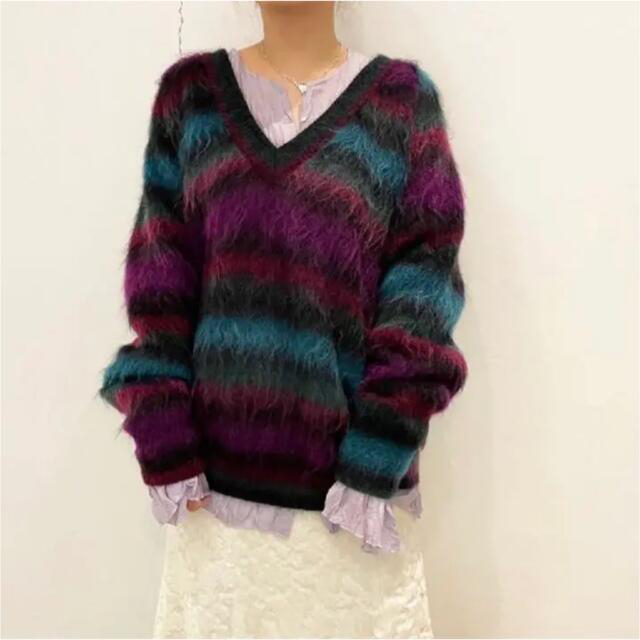 FUMIE=TANAKA フミエタナカ vneck mohair モヘア ニット