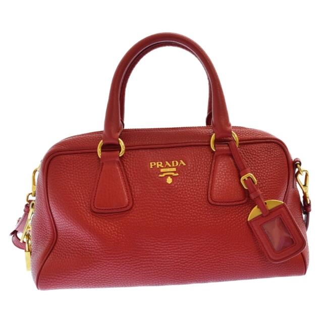 PRADA◆saffiano 2WAYバッグ◆ボストンバッグ ネイビー 美品