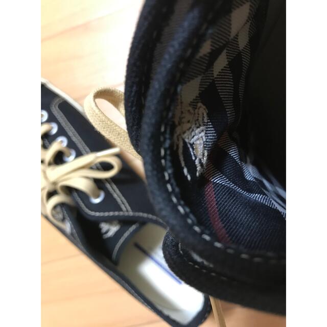 バーバリーブルーレーベル　スニーカー　M メンズ メンズの靴/シューズ(スニーカー)の商品写真