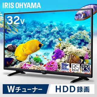 アイリスオーヤマ(アイリスオーヤマ)のハイビジョン液晶テレビ 32インチ ブラック LT-32C320B(テレビ)