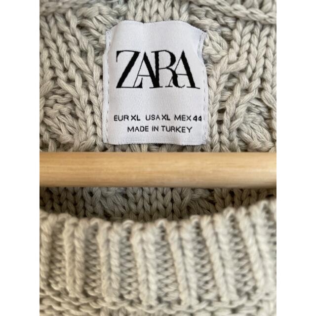 ZARA(ザラ)の買わnuなら様専用　ZARA ケーブルニットセーター メンズのトップス(ニット/セーター)の商品写真