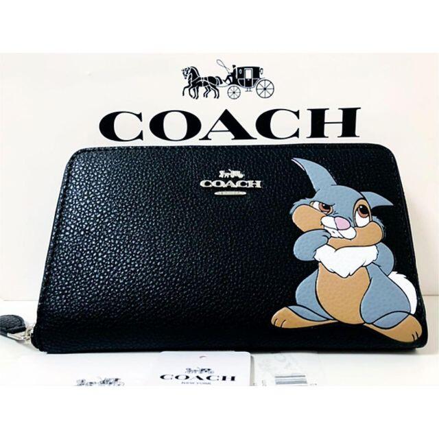 COACH(コーチ)の【1点限り☆新品】COACH とんすけ ディズニー コラボ 長財布 レディースのファッション小物(財布)の商品写真