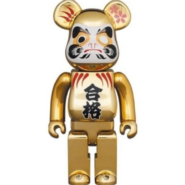 BE@RBRICK 達磨 合格 金メッキ 弐 400% 1