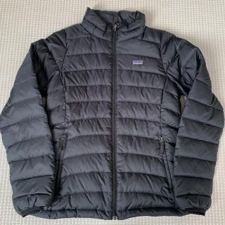 パタゴニア(patagonia)のpatagonia パタゴニア ガールズ ダウンジャケット ブラック Lサイズ(ジャケット/上着)