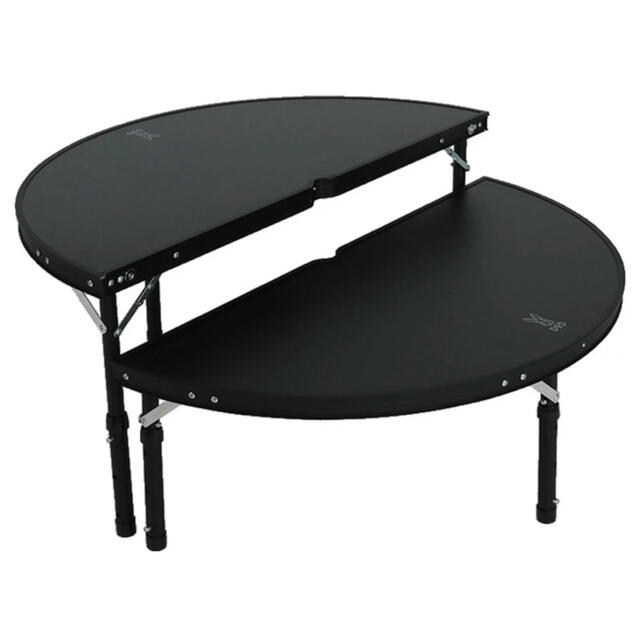 DOPPELGANGER(ドッペルギャンガー)のDOD ワンポールテントテーブル ブラック TB6-487-BK スポーツ/アウトドアのアウトドア(テーブル/チェア)の商品写真
