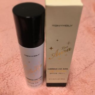 トニーモリー(TONY MOLY)の値下げ！☆トニーモリー☆ルミナス ライブ アウラ CCクリーム☆(化粧下地)