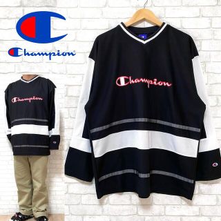 チャンピオン(Champion)のChampion チャンピオン ゲームシャツ メッシュ 切り替え 刺繍ロゴ(ジャージ)