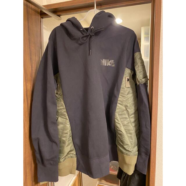 店内全品ポイント2倍!! sacai nike コラボ ドッキング スカート ウィンド