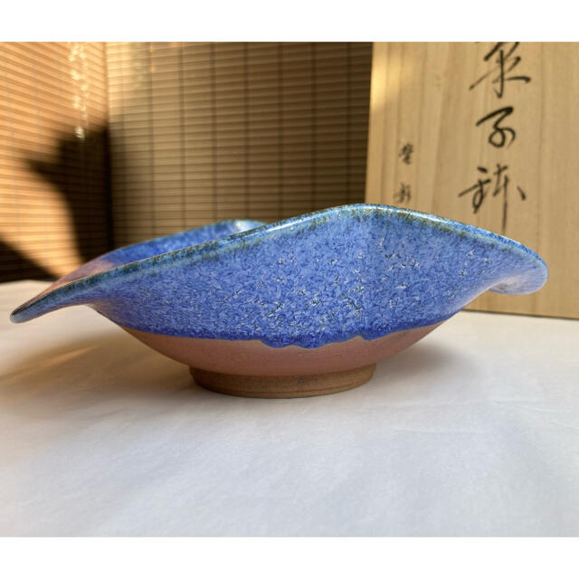 玉峰窯 中尾哲彰 作 夏銀河 菓子鉢 銀河釉 玉峰窯 中尾哲彰 作 夏銀河 菓子鉢 銀河釉