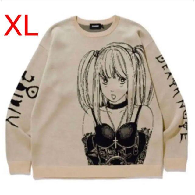 XLARGE(エクストララージ)のXLARGE×DEATHNOTE MISA KNITSWEATER XL メンズのトップス(ニット/セーター)の商品写真