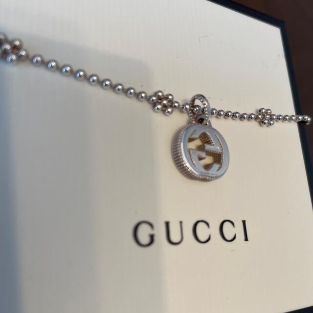 Gucci(グッチ)のGUCCI インターロッキングG シルバー ネックレス レディースのアクセサリー(ネックレス)の商品写真