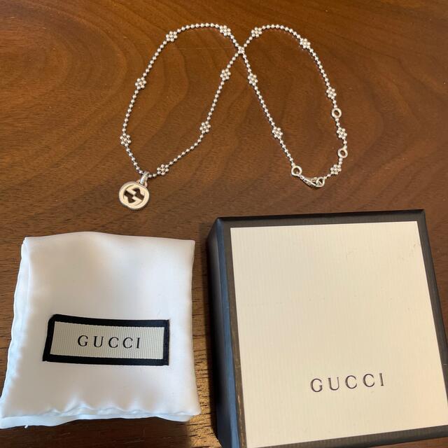 Gucci(グッチ)のGUCCI インターロッキングG シルバー ネックレス レディースのアクセサリー(ネックレス)の商品写真