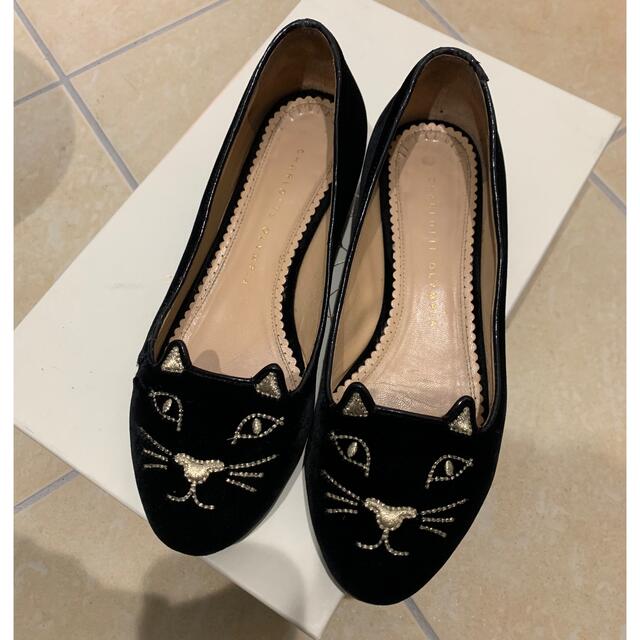 Charlotte Olympia キティフラットシューズ 【日本製】 ospost.ru