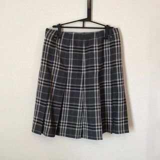 バーバリーブルーレーベル(BURBERRY BLUE LABEL)の【美品】BURBERRY BLUE LABEL  チェック ひざ丈スカート(ひざ丈スカート)