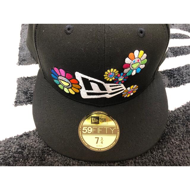 NEW ERA(ニューエラー)のNEW ERA 59FIFTY FLAG BLACK 村上隆 メンズの帽子(キャップ)の商品写真