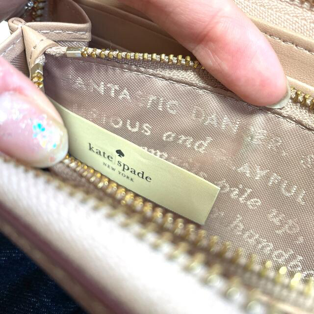 値下げしました !!♠️kate spade♠️ 二つ折り財布(新品)