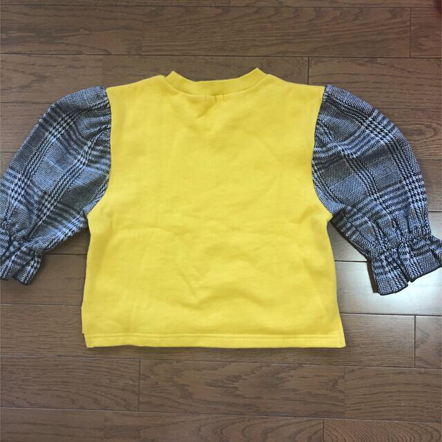 Branshes(ブランシェス)の裏起毛トレーナー　カラシ色 キッズ/ベビー/マタニティのキッズ服女の子用(90cm~)(Tシャツ/カットソー)の商品写真