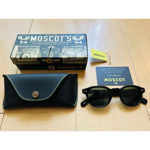 【MOSCOT】LEMTOSH 46 BLACKメンズ