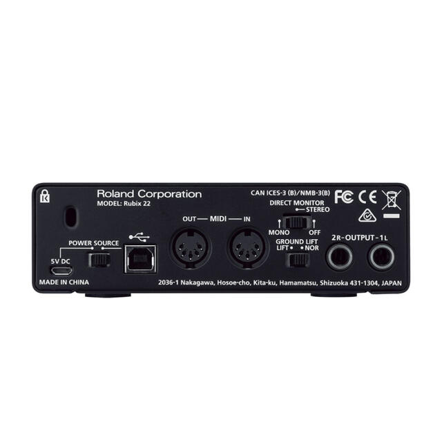 Roland USB Audio Interface Rubix22 ローランド 1