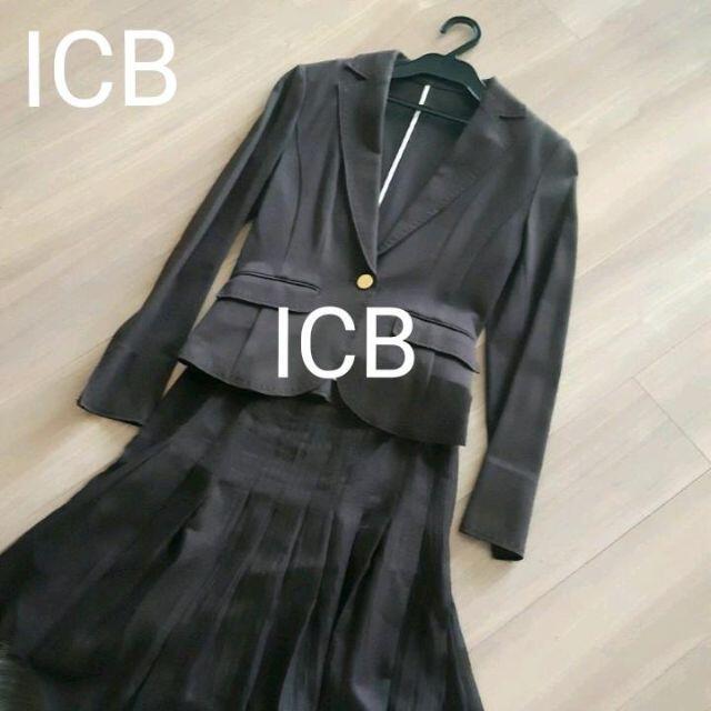 ICB - ICB スーツ セットアップ フレアスカート ブラウン 卒業式 入学 ... セットアップ//アンタイトル23区インディヴィ自由区ICBナチュラルビューティー