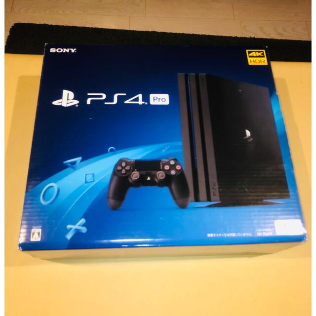 美品PS4 PRO 本体CUH-7200B B01 1Tジェットブラック