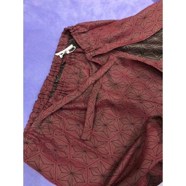着物リメイク 麻の葉模様 ショート丈羽織 巻きスカート レディースのレディース その他(セット/コーデ)の商品写真