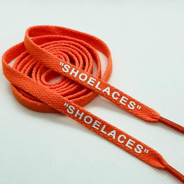 靴紐 オレンジ 140cm 靴ひも”SHOELACES”シューレース メンズの靴/シューズ(スニーカー)の商品写真