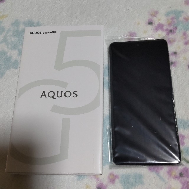 J.COM版　AQUOS sense5G　ブラック　64GB