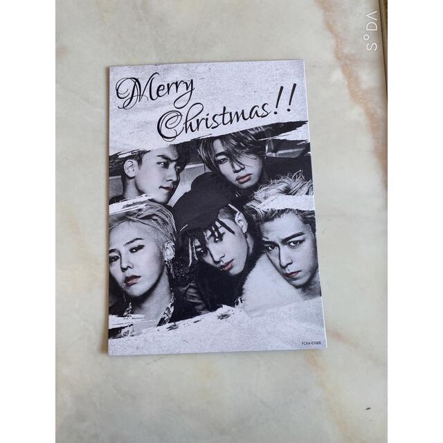 BIGBANG(ビッグバン)のBIGBANG クリスマスメッセージカード エンタメ/ホビーのCD(K-POP/アジア)の商品写真