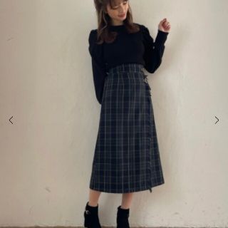 マジェスティックレゴン(MAJESTIC LEGON)のマジェスティックレゴンチェックスカート(ロングスカート)