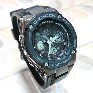 ジーショック(G-SHOCK)の美品【CASIO／G-SHOCK】電波タフソーラー デジアナ メンズ腕時計(腕時計(デジタル))