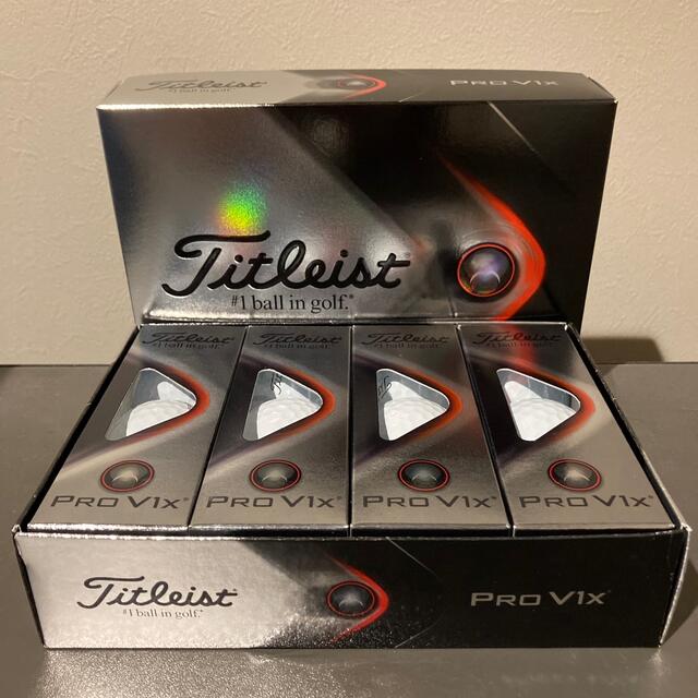 Titleist(タイトリスト)の⛳️タイトリスト TITLEIST ゴルフボール PROV1X ダース（12個） スポーツ/アウトドアのゴルフ(その他)の商品写真