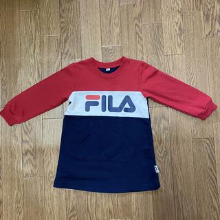 フィラ(FILA)のFILA 西松屋　トレーナー　ワンピース　95 (ワンピース)