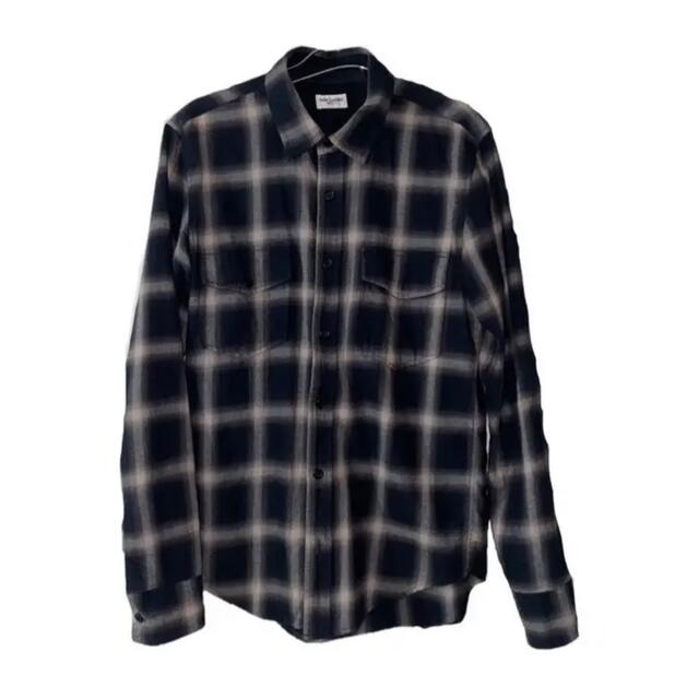 saint laurent オンブレチェック シャツ 36 | www.causus.be