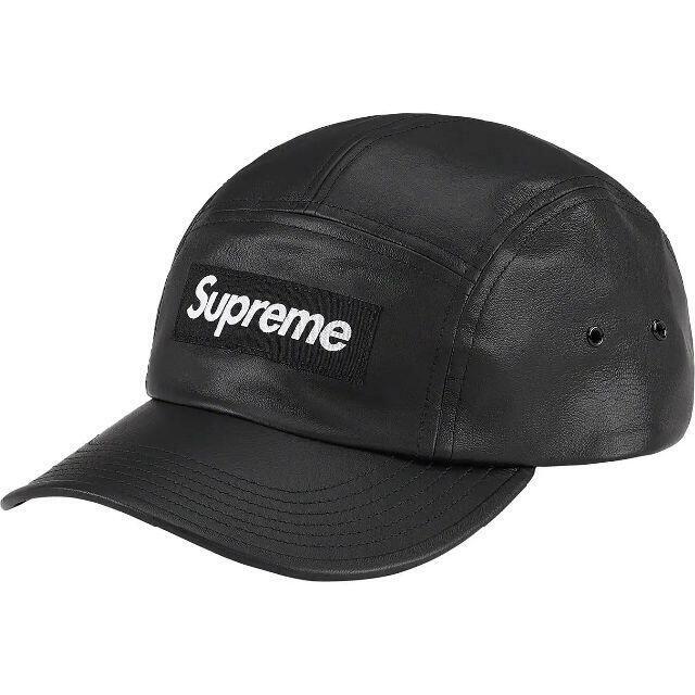 Supreme Leather Camp Cap レザー キャンプ キャップ