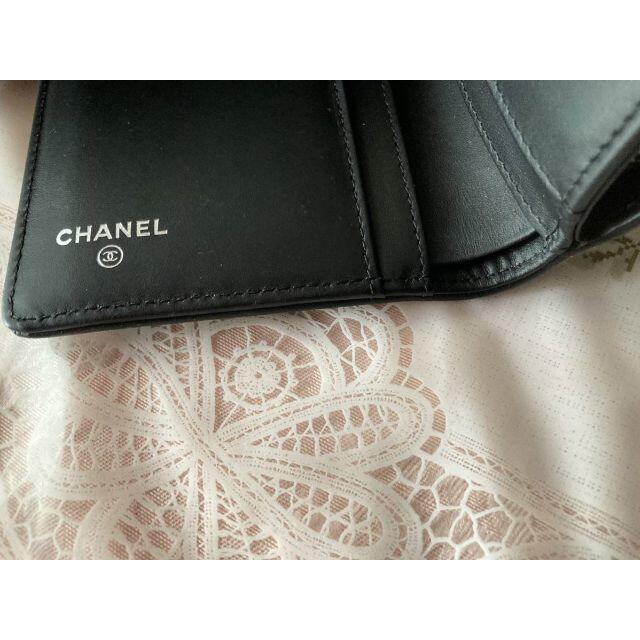 CHANEL☆シャネルＣＣロゴ二つ折財布