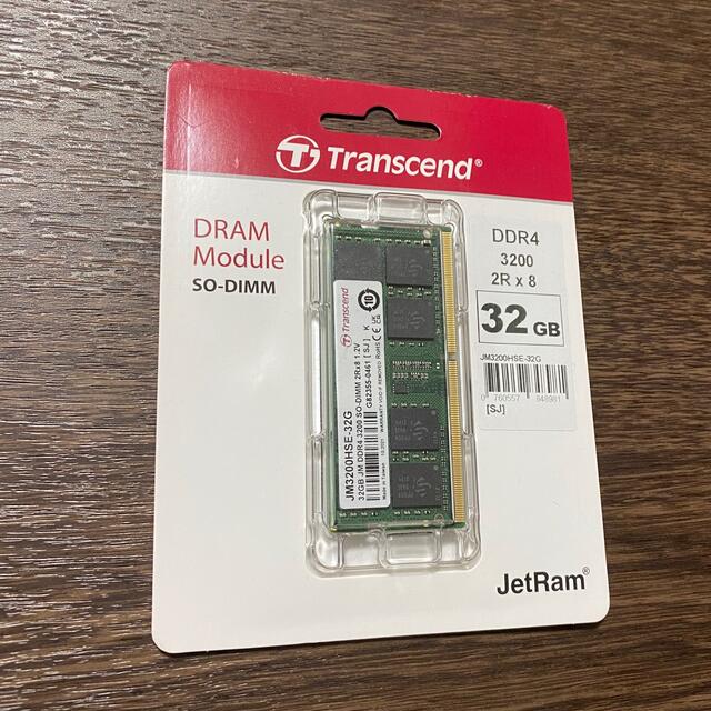 Transcend ノートPC用メモリ RAM DDR4-3200 32GB