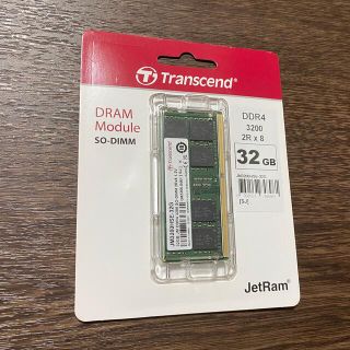 トランセンド(Transcend)のTranscend ノートPC用メモリ RAM DDR4-3200 32GB(PCパーツ)