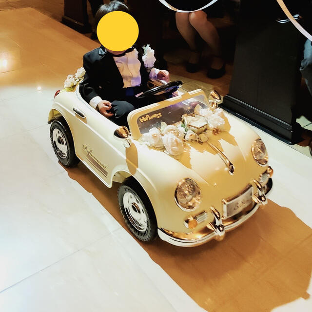 結婚式　ラジコンカー　リングボーイで使用しました！