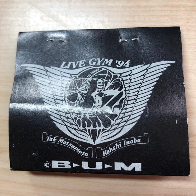 B'z LIVE-GYM 1994 THE ９th BLUESツアーバッチの通販 by ひろ's