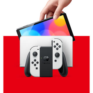 ニンテンドースイッチ(Nintendo Switch)のNintendoSwitch有機ELモデルJoy-Con(L)/(R)ホワイト(家庭用ゲーム機本体)