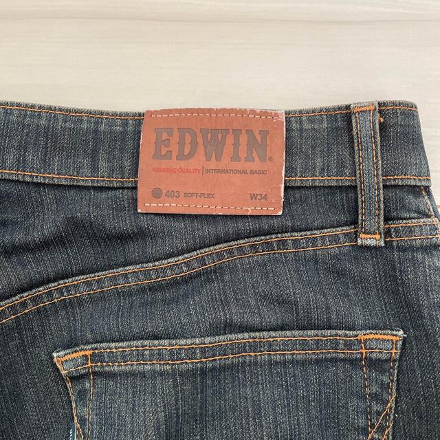 EDWIN(エドウィン)の慎一様専用　メンズEDWIN ブルーインディゴデニム　ジーンズ　S403 メンズのパンツ(デニム/ジーンズ)の商品写真