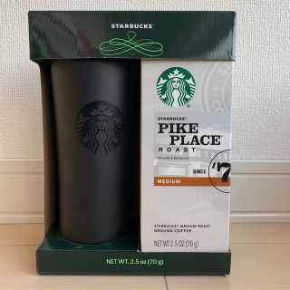 スターバックスコーヒー(Starbucks Coffee)の【新品未使用】 スタバ　タンブラー　コーヒー　セット　ブラック　コストコ(タンブラー)