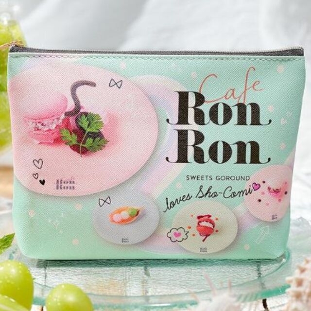 【新品】MAISON ABLE Cafe Ron Ronビッグポーチ レディースのファッション小物(ポーチ)の商品写真