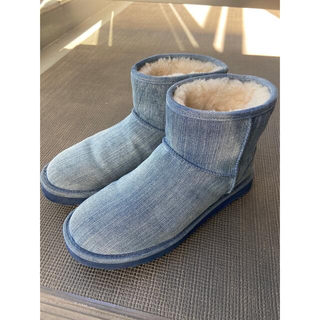 UGG ムートンブーツ US5 新品未使用 デニム denim