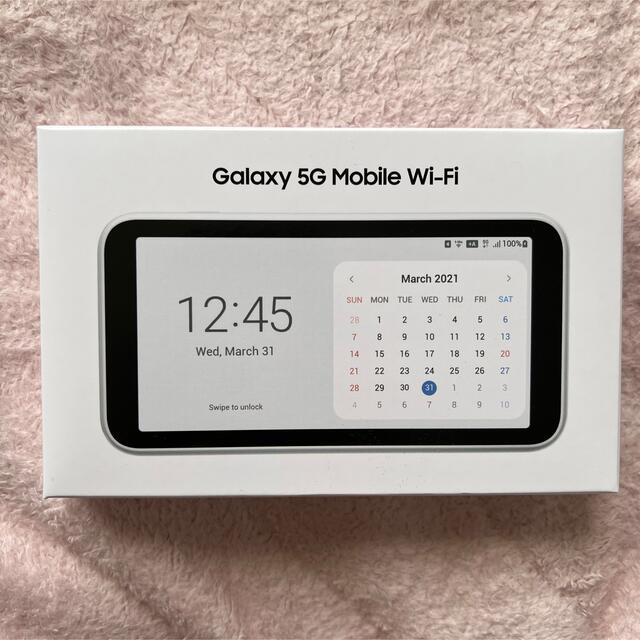 SAMSUNG Galaxy 5G Mobile Wi-Fi SCR01新古品